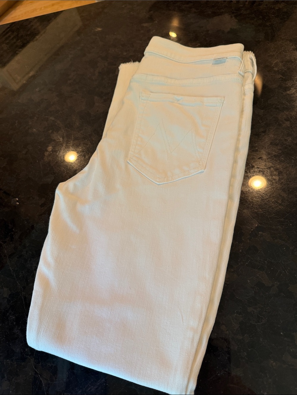 Mother white jeans